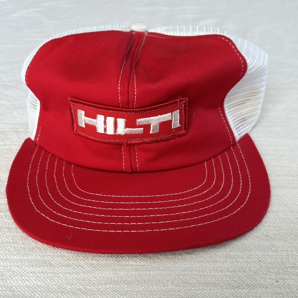 Vintage Men's Hilti Tools SnapBack Trucker Mesh Hat Cap NOS NWOT
